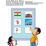 Easy Cut and Paste Activity Book for Kids | Picture Book for Kids | Flags, Monuments of India, Human Action-9951