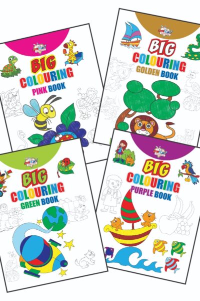 Big Colouring Books | Colouring Books for Kids | 3 to 9 Years old Kids | Best Colouring, Painting, and Art Book for Children| Set of 4 Books-0