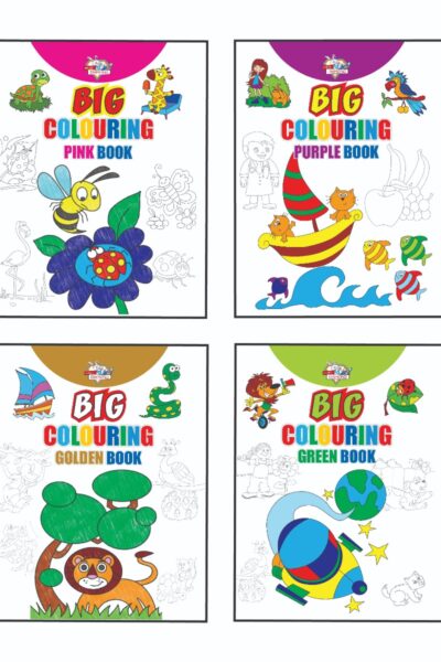 Big Colouring Books | Colouring Books for Kids | 3 to 9 Years old Kids | Best Colouring, Painting, and Art Book for Children| Set of 4 Books-11658