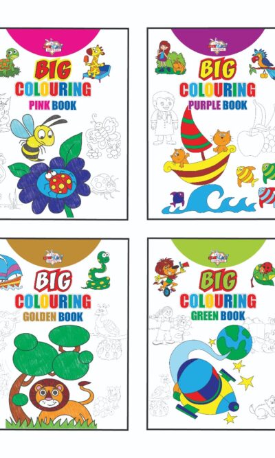 Big Colouring Books | Colouring Books for Kids | 3 to 9 Years old Kids | Best Colouring, Painting, and Art Book for Children| Set of 4 Books-11658