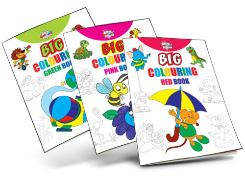 Big Colouring Books | Colouring Books For Kids | 3 To 9 Years Old Kids | Best Colouring, Painting, And Art Book For Children| Set Of 3 Books-0