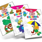 Big Colouring Books | Colouring Books for Kids | 3 to 9 Years old Kids | Best Colouring, Painting, and Art Book for Children| Set of 3 Books-0