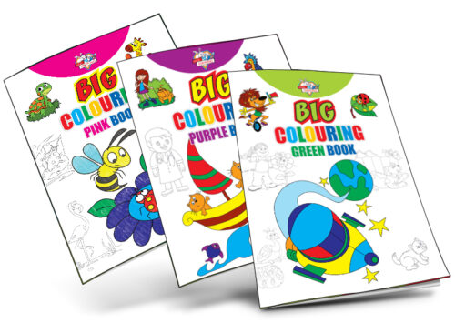 Big Colouring Books | Colouring Books For Kids | 3 To 9 Years Old Kids | Best Colouring, Painting, And Art Book For Children| Set Of 3 Books-0