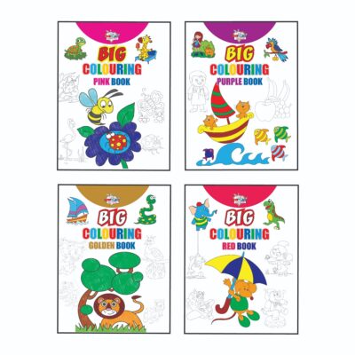 Big Colouring Books | Colouring Books for Kids | 3 to 9 Years old Kids | Best Colouring, Painting, and Art Book for Children| Set of 4 Books-11693