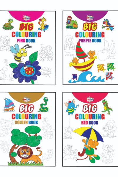 Big Colouring Books | Colouring Books for Kids | 3 to 9 Years old Kids | Best Colouring, Painting, and Art Book for Children| Set of 4 Books-11693