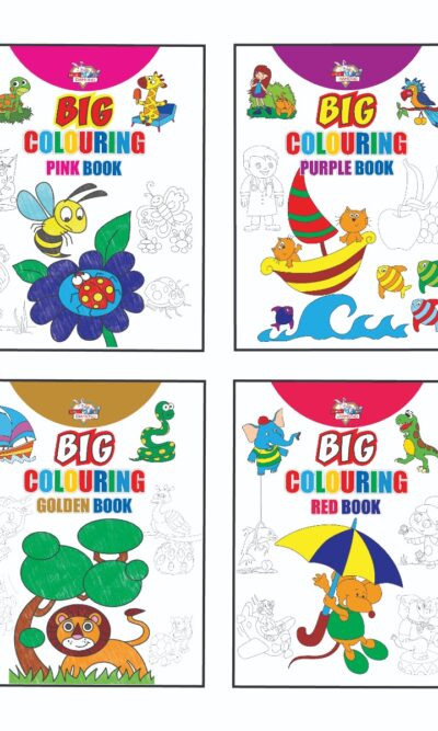 Big Colouring Books | Colouring Books for Kids | 3 to 9 Years old Kids | Best Colouring, Painting, and Art Book for Children| Set of 4 Books-11693