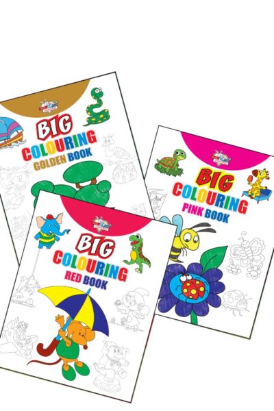 Big Colouring Books | Colouring Books for Kids | 3 to 9 Years old Kids | Best Colouring, Painting, and Art Book for Children| Set of 3 Books-11679