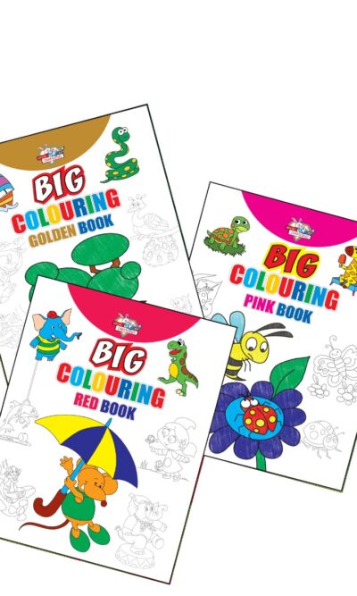 Big Colouring Books | Colouring Books for Kids | 3 to 9 Years old Kids | Best Colouring, Painting, and Art Book for Children| Set of 3 Books-11679