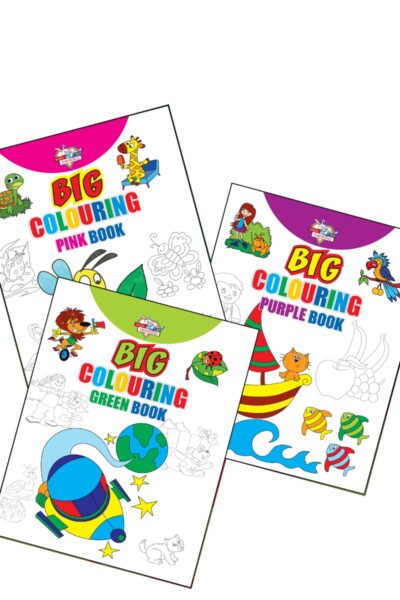 Big Colouring Books | Colouring Books for Kids | 3 to 9 Years old Kids | Best Colouring, Painting, and Art Book for Children| Set of 3 Books-11686