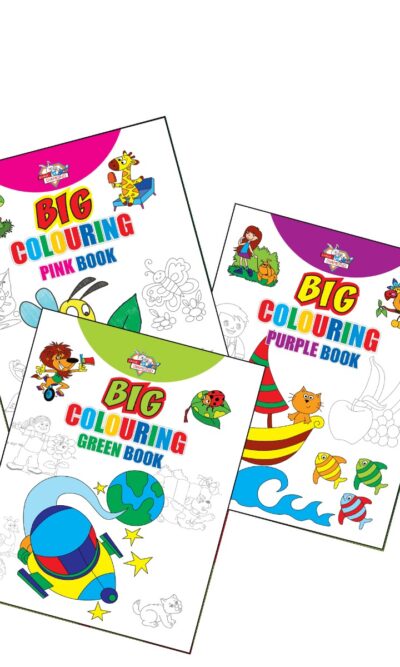 Big Colouring Books | Colouring Books for Kids | 3 to 9 Years old Kids | Best Colouring, Painting, and Art Book for Children| Set of 3 Books-11686