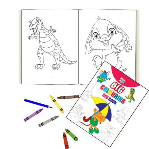 Big Colouring Books | Colouring Books For Kids | 3 To 9 Years Old Kids | Best Colouring, Painting, And Art Book For Children| Set Of 4 Books-11695