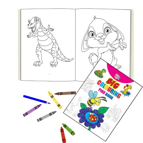 Big Colouring Books | Colouring Books For Kids | 3 To 9 Years Old Kids | Best Colouring, Painting, And Art Book For Children| Set Of 5 Books-11709