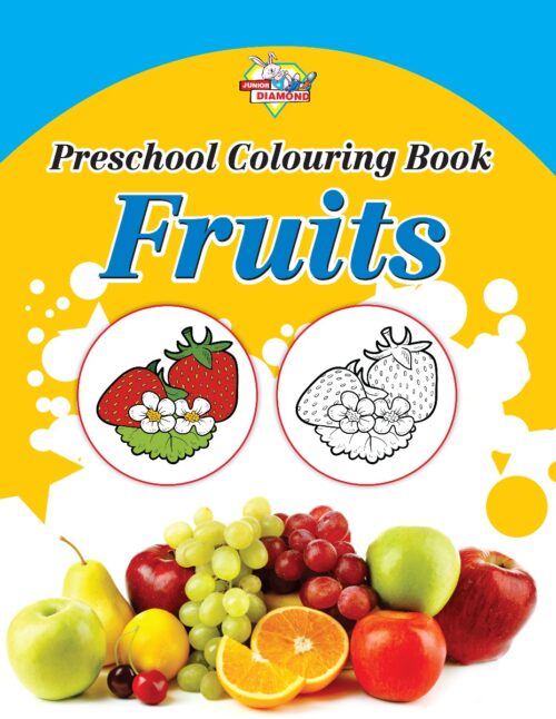 Preschool Colouring Book Fruits | Activity Colouring Book For 3 To 6 Years Old | Colouring Book For Kids-0