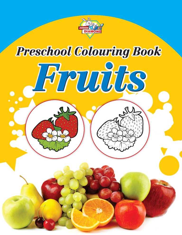 Preschool Colouring Book Fruits | Activity Colouring Book for 3 to 6 Years Old | Colouring Book for Kids-0