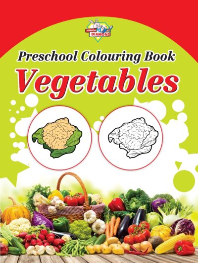 Preschool Colouring Book Vegetables | Activity Colouring Book for 3 to 6 Years Old | Colouring Book for Kids-0