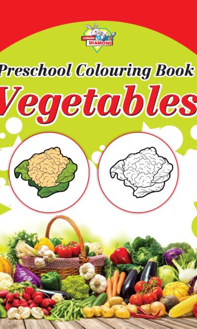 Preschool Colouring Book Vegetables | Activity Colouring Book for 3 to 6 Years Old | Colouring Book for Kids-0