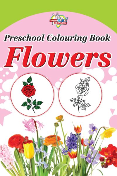 Preschool Colouring Book Flowers | Activity Colouring Book for 3 to 6 Years Old | Colouring Book for Kids-0