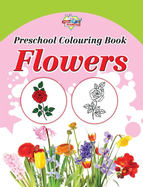 Preschool Colouring Book Flowers | Activity Colouring Book For 3 To 6 Years Old | Colouring Book For Kids-0