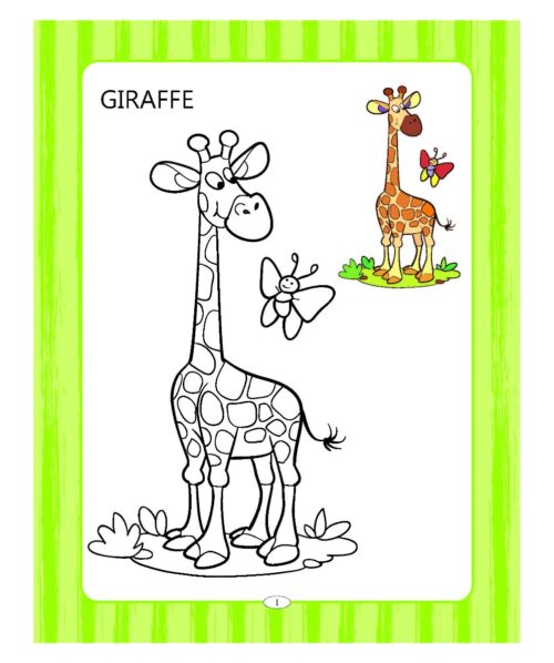 Preschool Colouring Book Animals | Activity Colouring Book For 3 To 6 Years Old | Colouring Book For Kids-9232