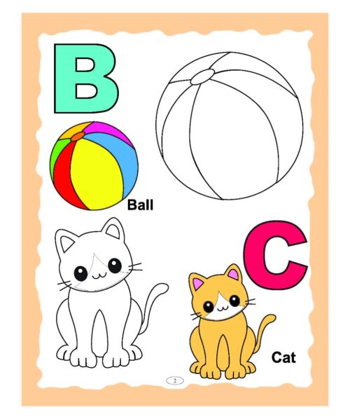 Preschool Colouring Book Abc | Activity Colouring Book For 3 To 6 Years Old | Colouring Book For Kids-9228