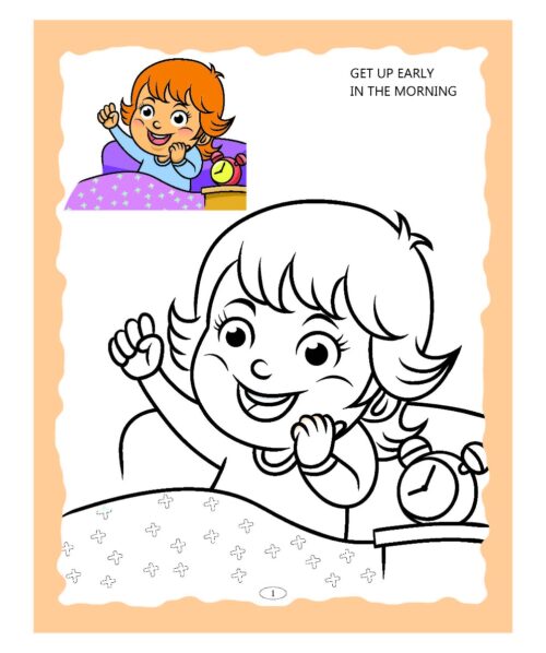 Preschool Colouring Book Good Habits | Activity Colouring Book For 3 To 6 Years Old | Colouring Book For Kids-9252