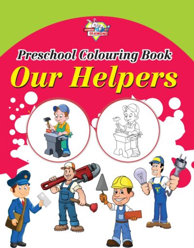 Preschool Colouring Book Our Helpers | Activity Colouring Book for 3 to 6 Years Old | Colouring Book for Kids-0