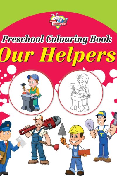 Preschool Colouring Book Our Helpers | Activity Colouring Book for 3 to 6 Years Old | Colouring Book for Kids-0