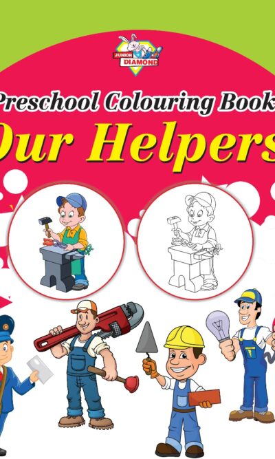 Preschool Colouring Book Our Helpers | Activity Colouring Book for 3 to 6 Years Old | Colouring Book for Kids-0