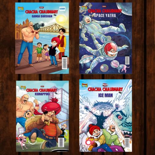 Best Of Chacha Chaudhary Comics In English : Set Of 4 Comics -0