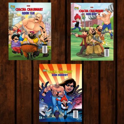 Best of Chacha Chaudhary Comics in English : Set of 3 Comics -0