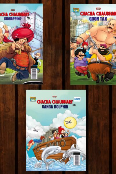 Best of Chacha Chaudhary Comics in English : Set of 3 Comics -0