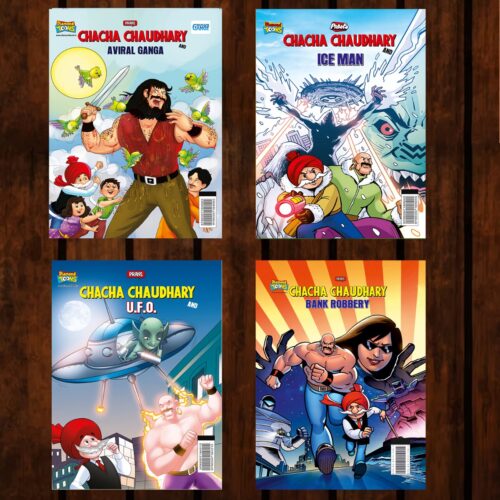 Best Of Chacha Chaudhary Comics In English : Set Of 4 Comics -0