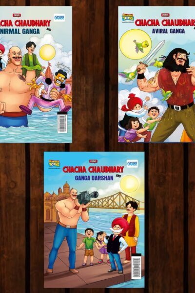 Best of Chacha Chaudhary Comics in English : Set of 3 Comics -0