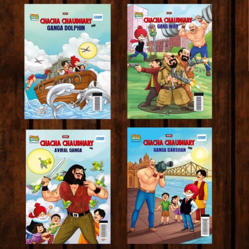 Best Of Chacha Chaudhary Comics In English : Set Of 4 Comics -0