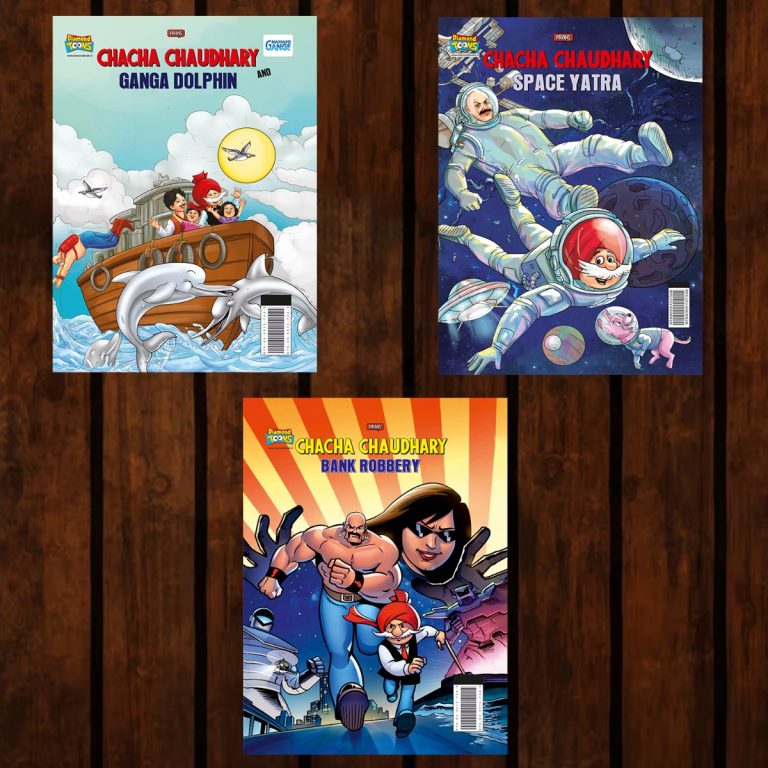 Best of Chacha Chaudhary Comics in English : Set of 3 Comics -0