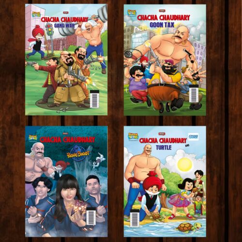 Best Of Chacha Chaudhary Comics In English : Set Of 4 Comics -0