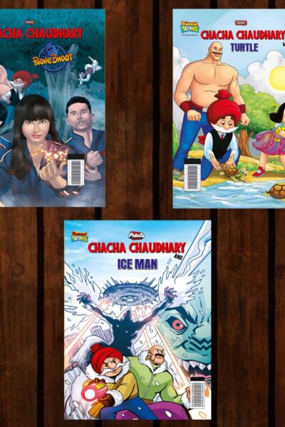 Best of Chacha Chaudhary Comics in English : Set of 3 Comics -0