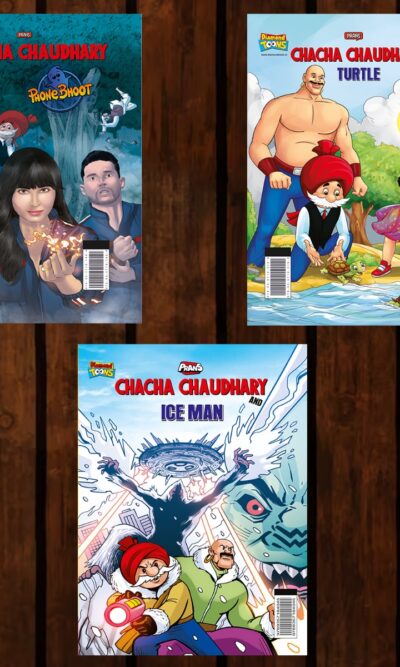 Best of Chacha Chaudhary Comics in English : Set of 3 Comics -0