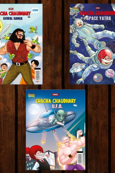 Best of Chacha Chaudhary Comics in English : Set of 3 Comics -0