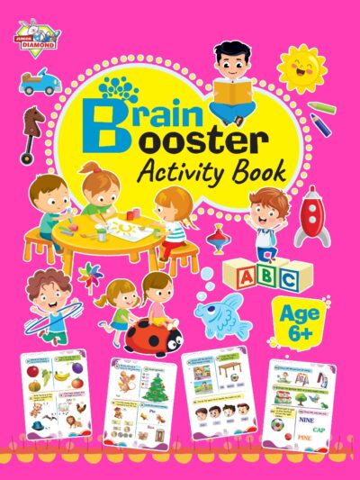 Brain Booster Activity Book - Age 6+ (Fun Learning Activity Book for Kids)-0