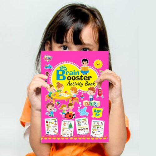 Brain Booster Activity Book - Age 6+ (Fun Learning Activity Book For Kids)-9769