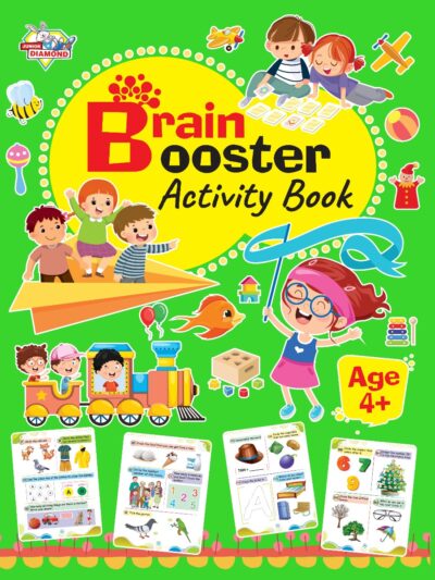 Brain Booster Activity Book - Age 4+ (Fun Learning Activity Book for Kids)-0