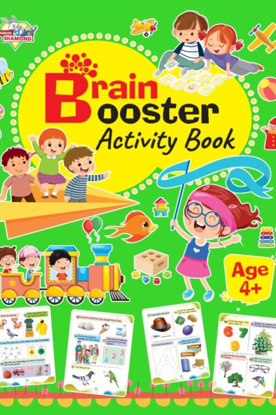 Brain Booster Activity Book - Age 4+ (Fun Learning Activity Book for Kids)-0