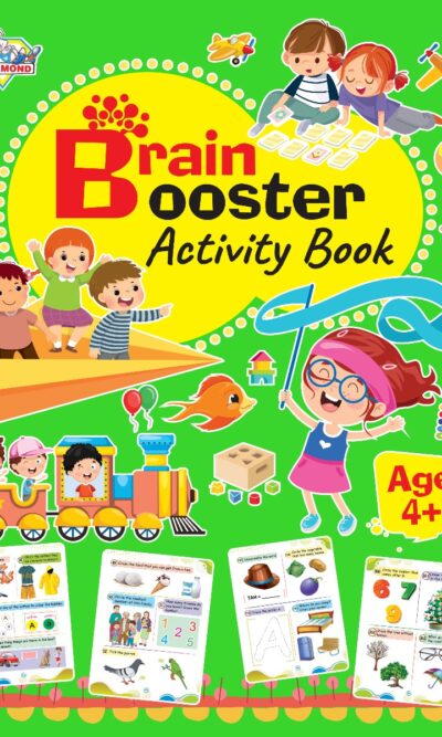 Brain Booster Activity Book - Age 4+ (Fun Learning Activity Book for Kids)-0