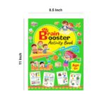 Brain Booster Activity Book - Age 4+ (Fun Learning Activity Book for Kids)-9744