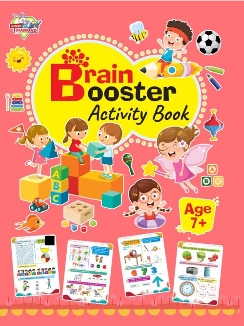 Brain Booster Activity Book - Age 7+ (Fun Learning Activity Book For Kids)-0