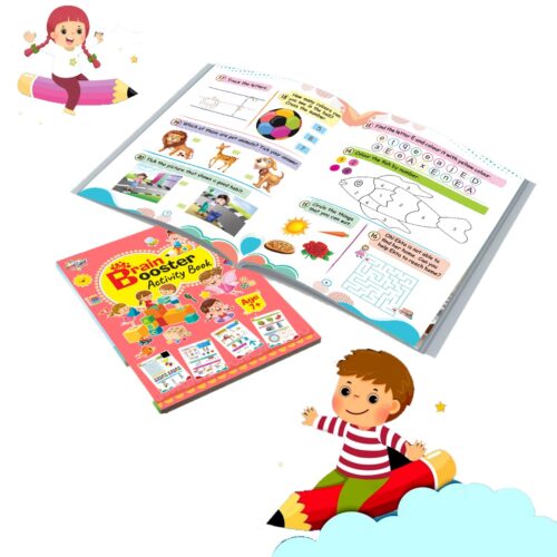 Brain Booster Activity Book - Age 7+ (Fun Learning Activity Book For Kids)-9784