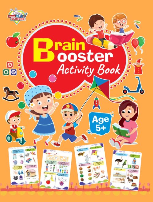 Brain Booster Activity Book - Age 5+ (Fun Learning Activity Book For Kids)-0