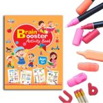 Brain Booster Activity Book - Age 5+ (Fun Learning Activity Book for Kids)-9762