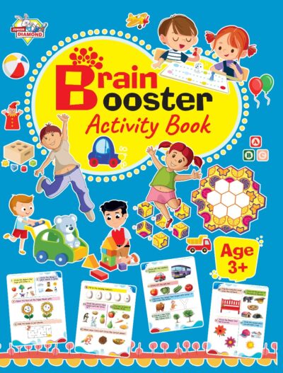 Brain Booster Activity Book - Age 3+ (Fun Learning Activity Book for Kids)-0